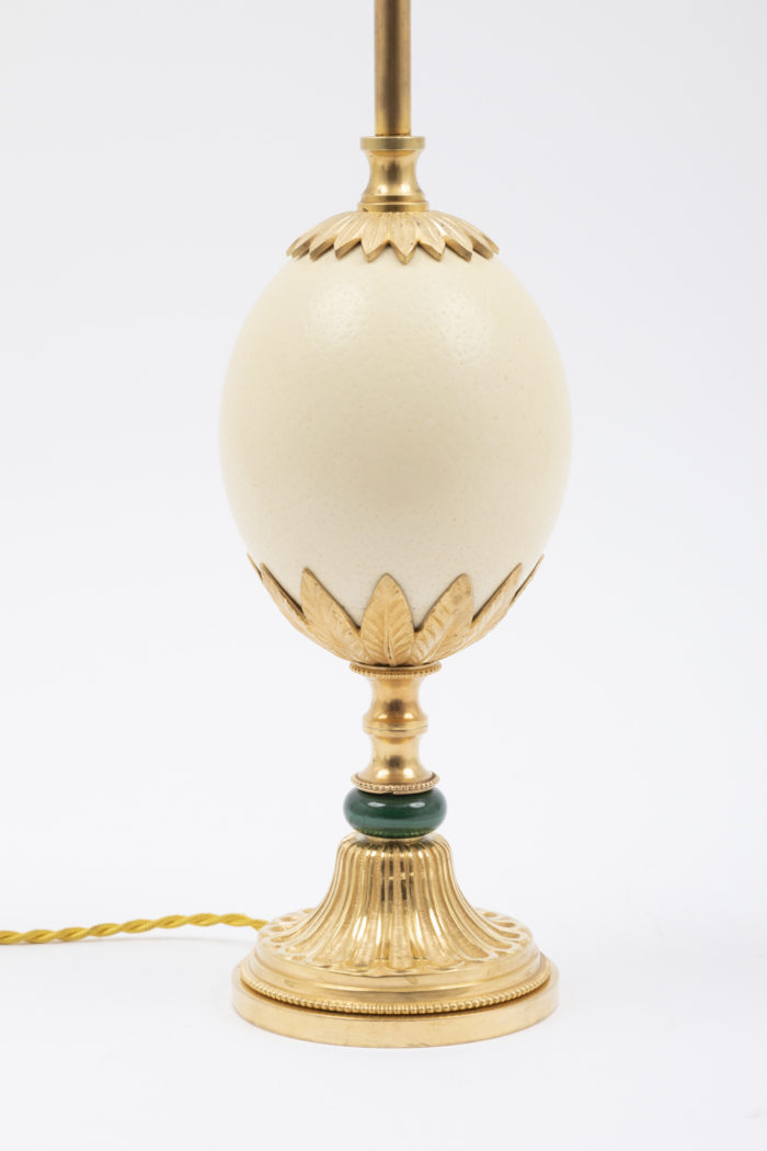 white ostrich egg lamp