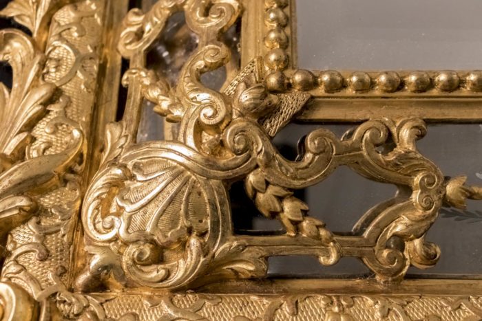 glazing beads mirror napoleon iii gilt wood decor