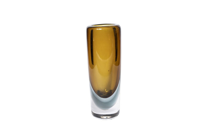 vicke-lindstrand-kosta-vase-verre-bronze-transparent