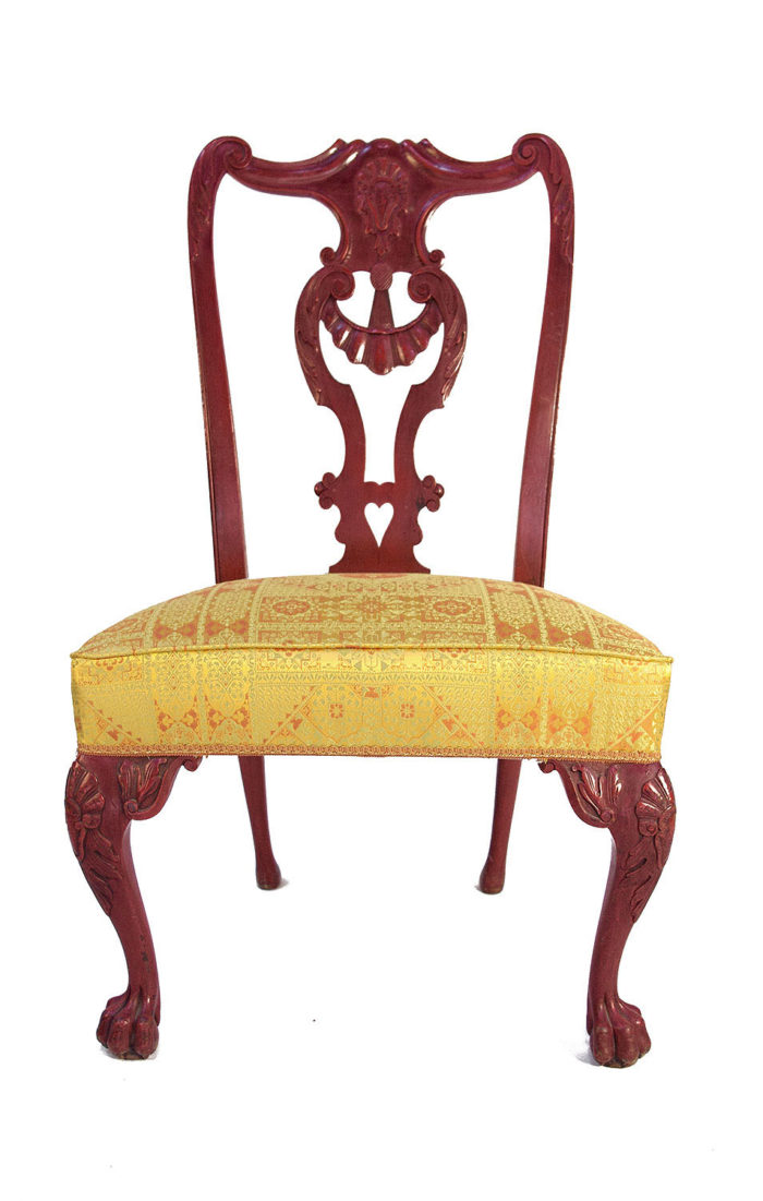 chaise-chippendale-laque-rouge-face