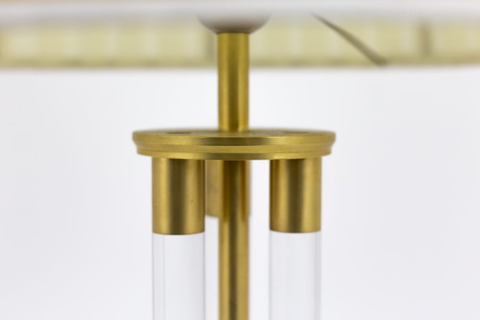 lampe lucite bronze doré haut