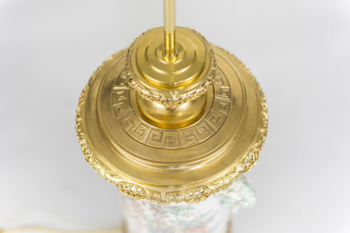 lamps satsuma ware gilt bronze mount