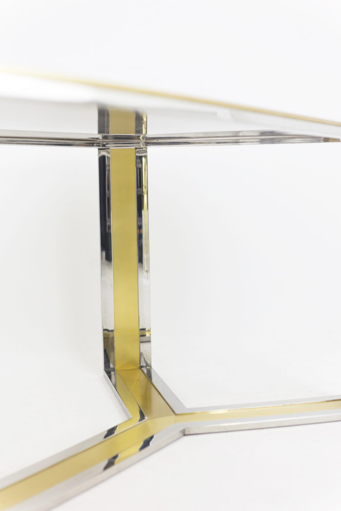 table gilt silvered brass leg