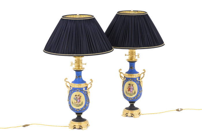 neoclassical style porcelain lamps pcpl