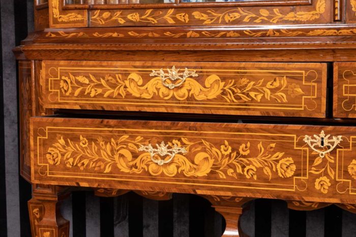 dutch cabinet marquetry drawers