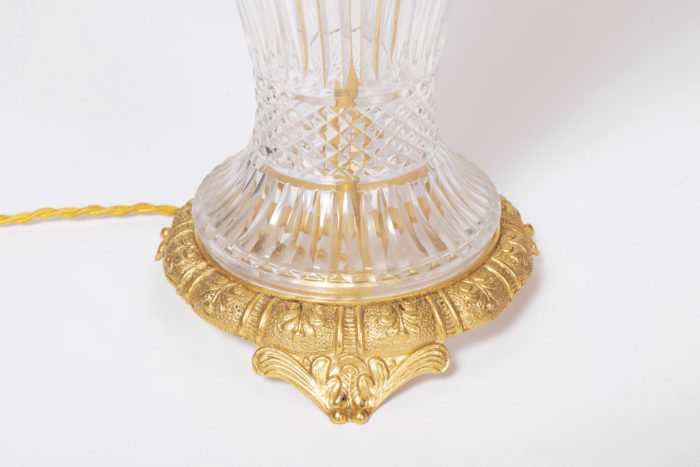 lamp crystal gilt bronze base