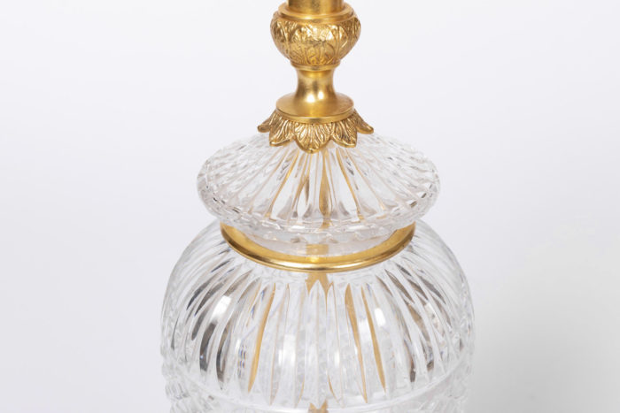 lampe cristal taillé canaux