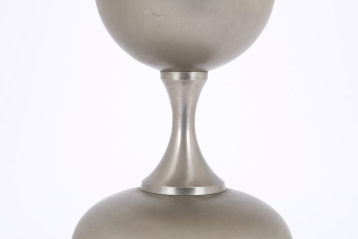lamp brushed stainless steel hourglass
