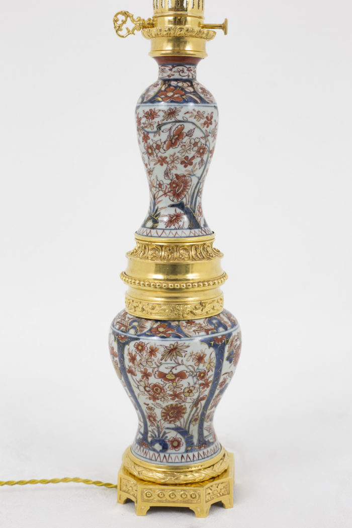 lampe porcelaine imari balustres