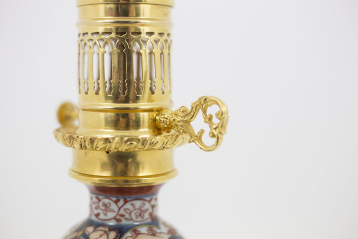 lamp imari porcelain gilt bronze mount