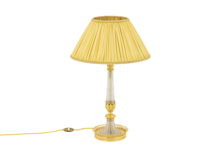 directoire style lamp glass gilt bronze