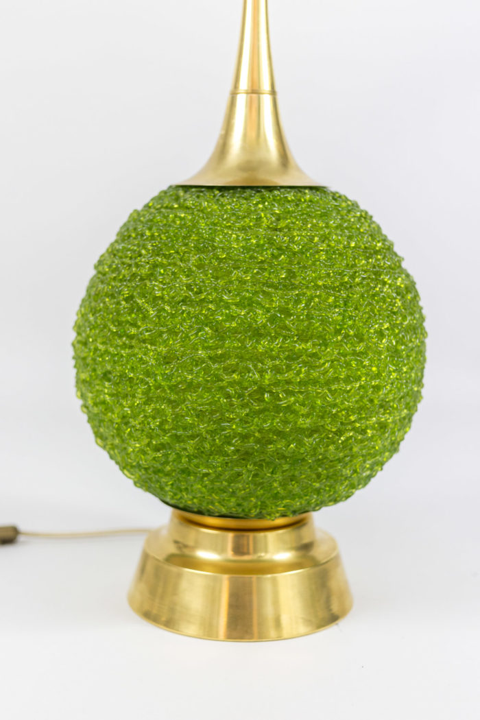 lampes lucite verte boule de buis