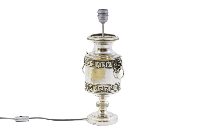 lamps antic style silvered metal