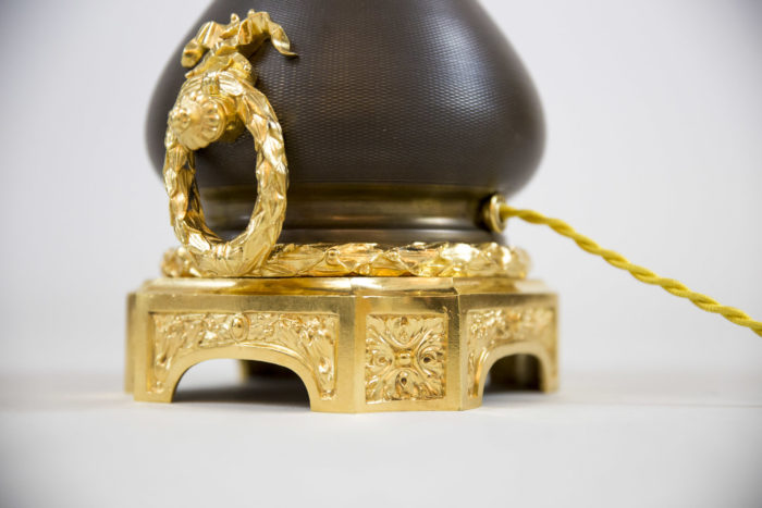 louis xvi style lamps gilt bronze base