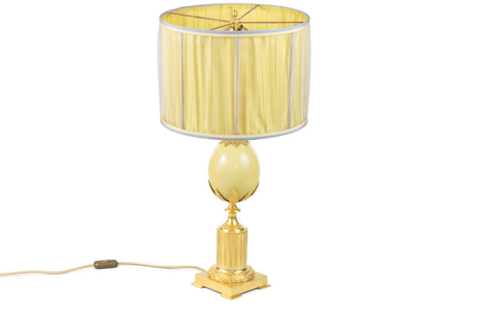 maison charles lamp ostrich egg