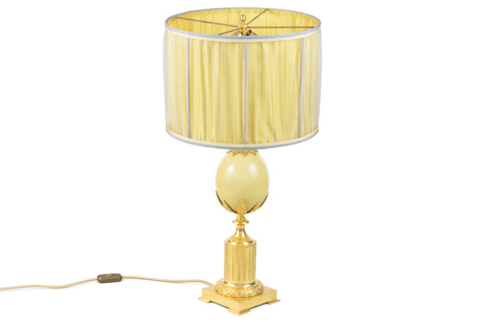 maison charles lamp ostrich egg