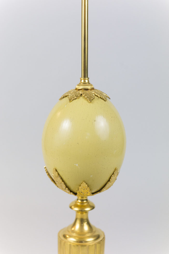 maison charles lampe oeuf d'autruche céramique