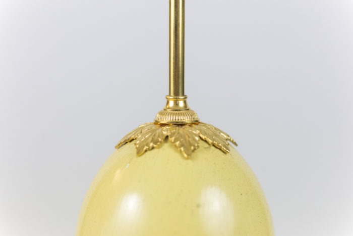 maison charles lamp ostrich egg detail