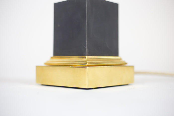 maison charles lampes roseaux base bronze laqué noir