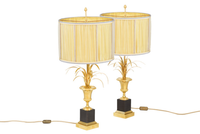 maison charles reeds lamps gilt bronze