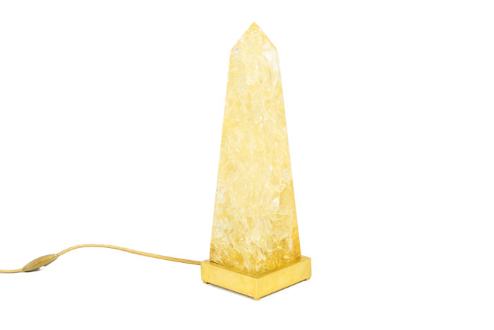 pierre giraudon obelisk lamp fractal resin