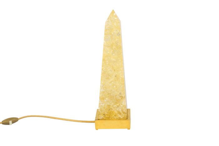 pierre giraudon obelisk lamp resin