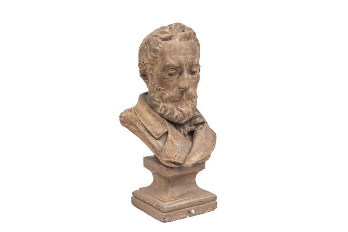 terracotta bust man bearded