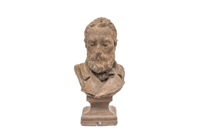 terracotta bust man bearded front