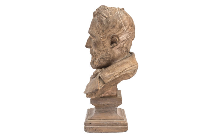 terracotta bust man bearded side 2