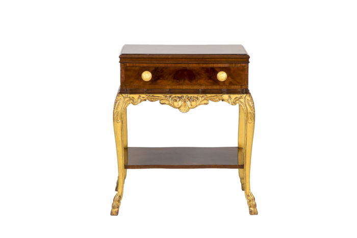 louis xv style bedside tables mahogany gilt wood lacquer face