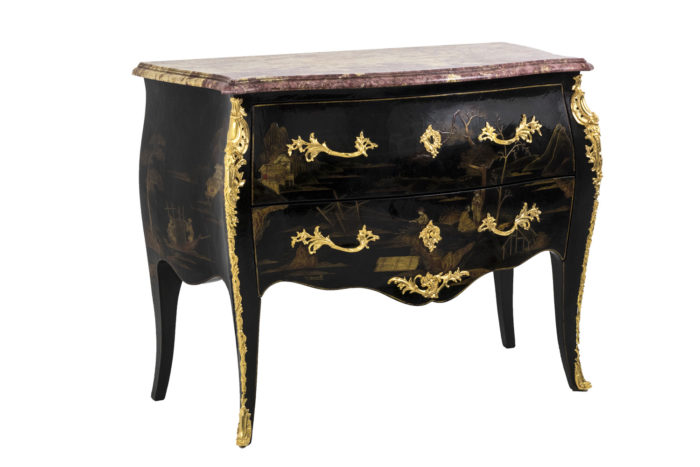 comelli commode louis xv style chinese lacquer