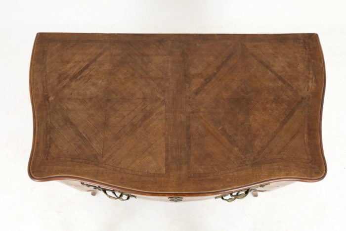 louis xv commode cherrytree tray marquetry