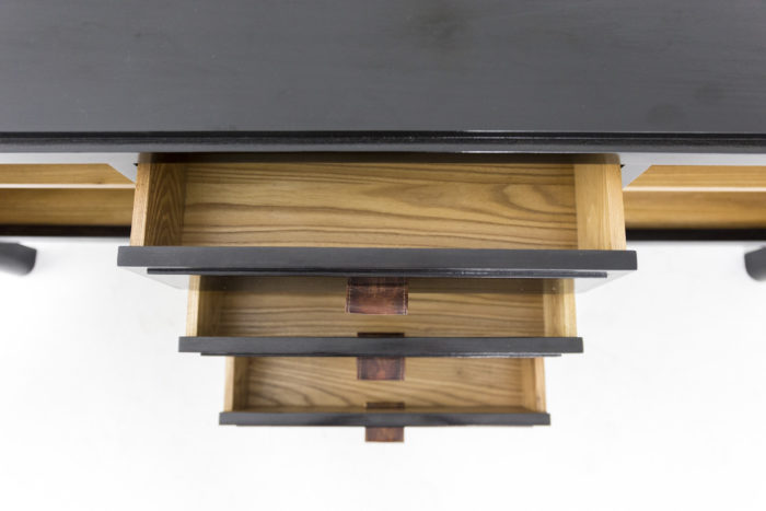 sideboard black lacquered elm drawers