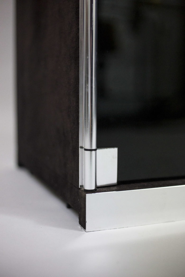 guido faleschini cabinet chromed metal