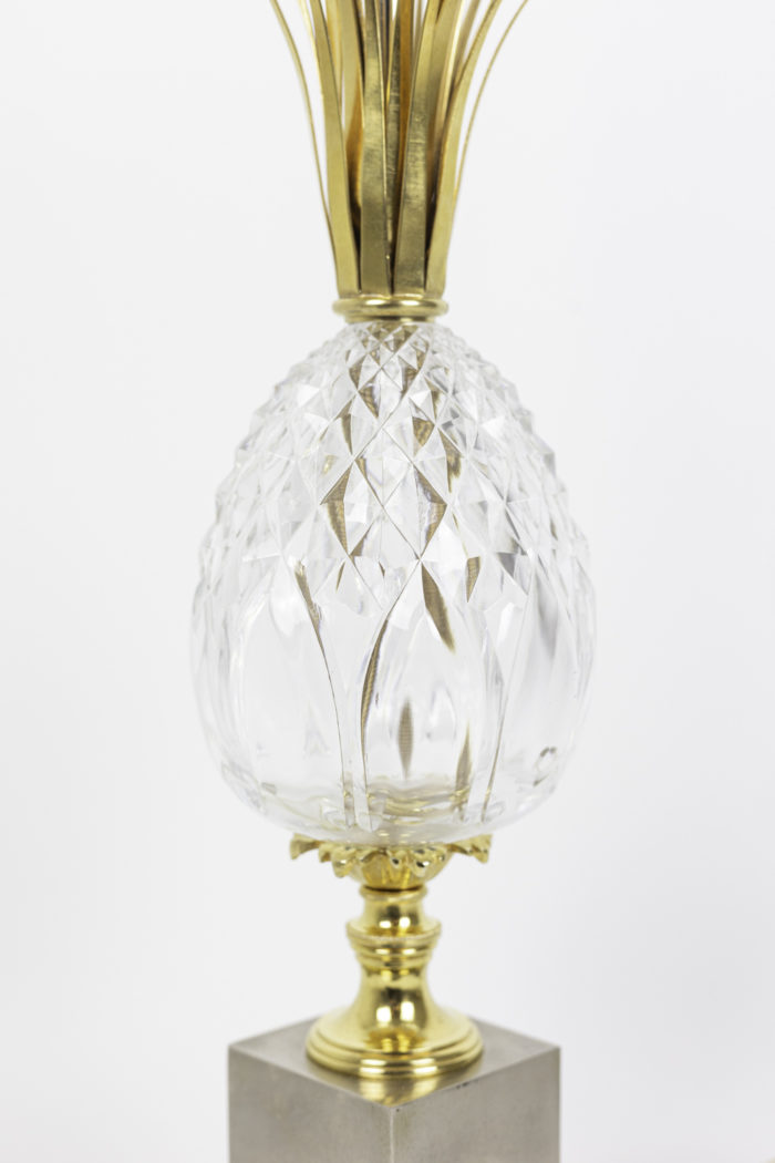 lampe ananas cristal taillé