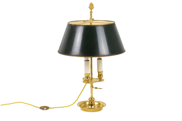 lampe bouillotte style louis xvi bronze doré