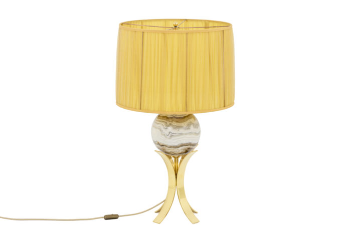 sphere lamp marble gilt brass