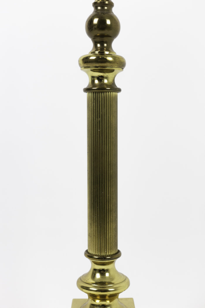 column lamps gilt bronze fluted