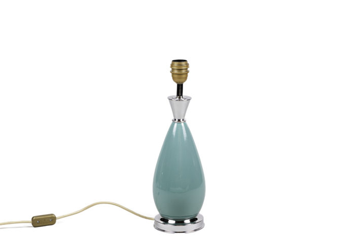 lamps blue porcelain silvered brass 2