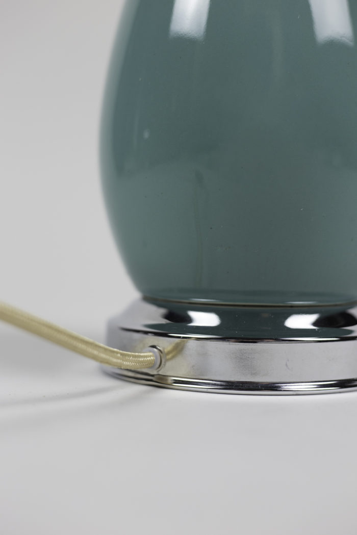 lamps blue porcelain silvered brass detail