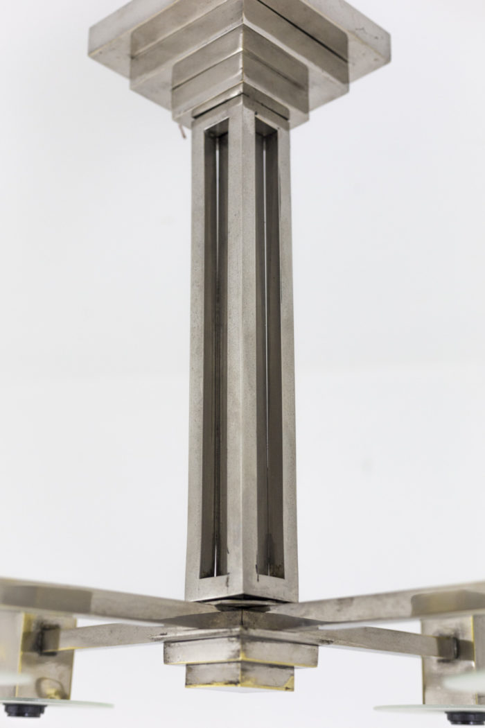chandelier chromed metal shaft