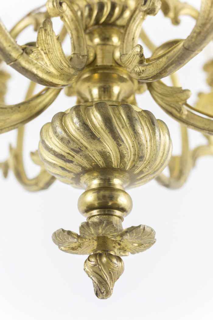 rocaille style chandelier end