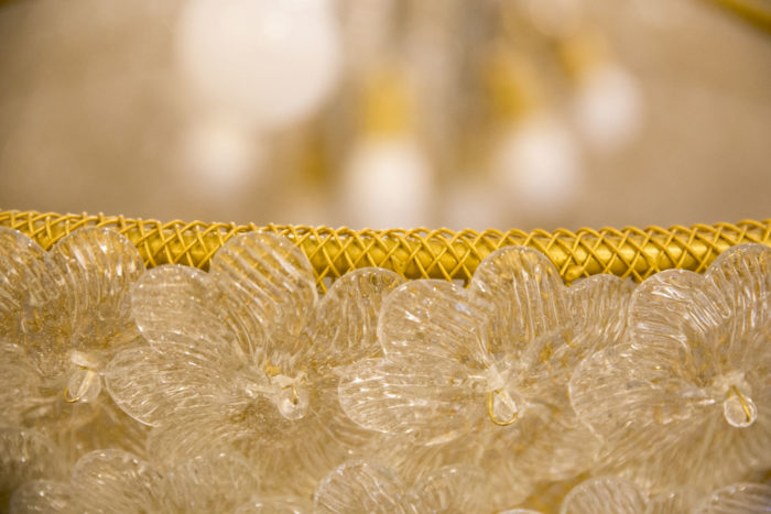 chandelier murano glass detail