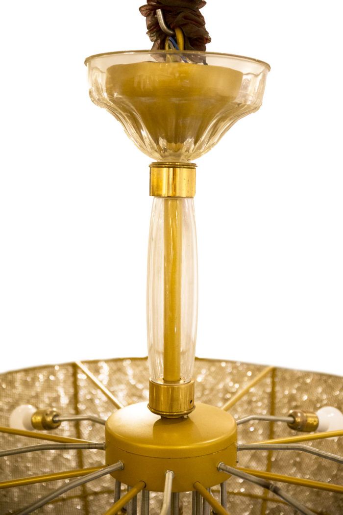 chandelier murano glass shaft