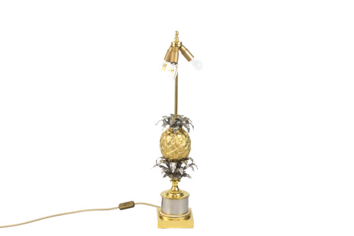 maison charles pineapple lamp gilt and silvered bronze 2