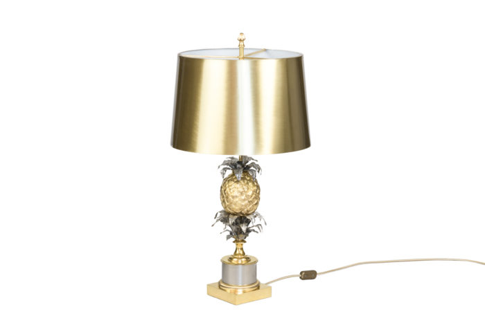 maison charles pineapple lamp gilt and silvered bronze