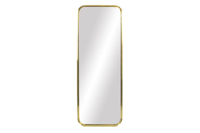 miroir rectangulaire laiton doré