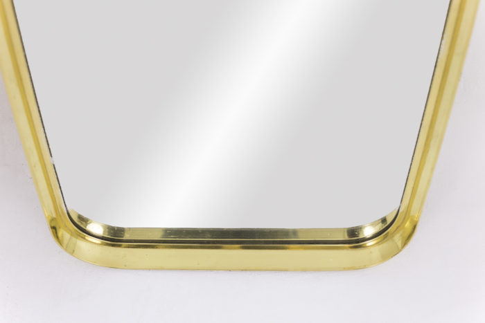 miroir rectangulaire laiton doré cuvette
