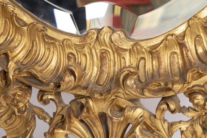 miroir style louis xv cartouches