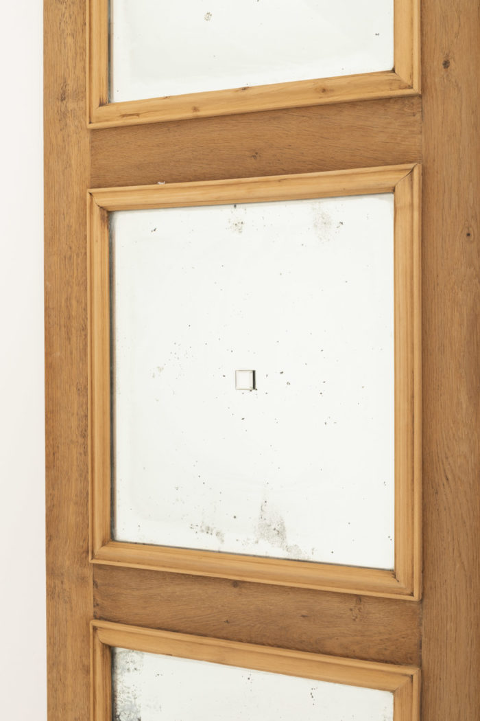 doors oak mirror square